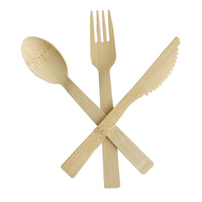 Eco-friendly 170mm Disposable Bamboo Cutlery