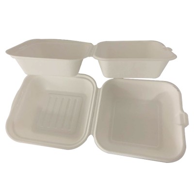 6 Inch Biodegradable Compostable hamburger cookie biscuit packaging food container