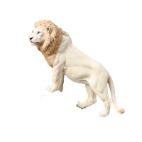 Custom wholesale lion white statue resin