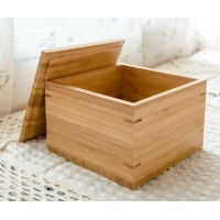 bamboo wooden pin decorative bamboo storage boxes