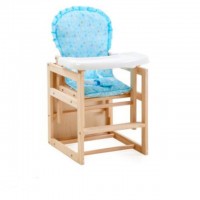 Good quality natural wood high chair for baby feeding,multifunctional eco-friendly wooden baby chair