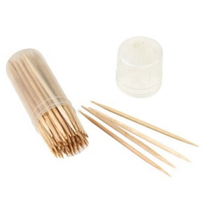 Factory products Ancheng Bamboo plastic toothpick container